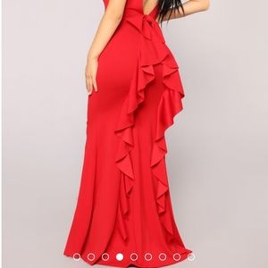 Ruby Red evening dress